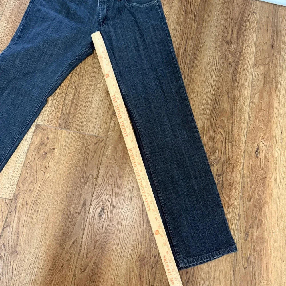 Y2K Levis 514 Straight Fit Mens Jeans 33x32 Dark Wash Denim batwing Cotton 2001